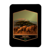 Magnet Flexible Tanzanie (Vertical)