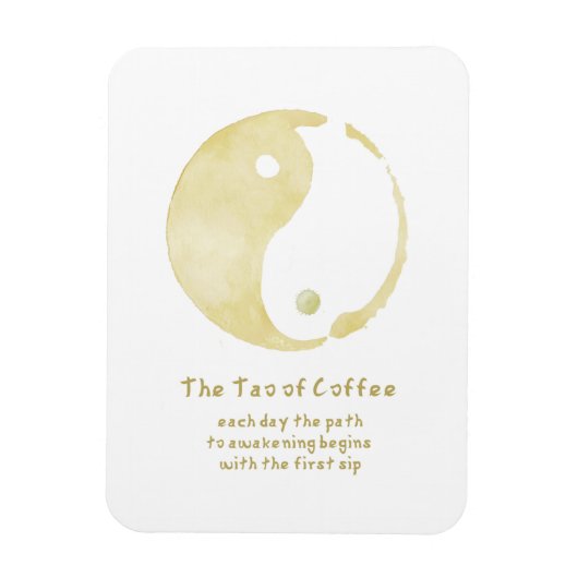 Magnet Flexible tao d'aimant de café (Vertical)