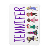 Magnet Flexible Tap Ballet de professeur de danse personnalisé Con (Vertical)