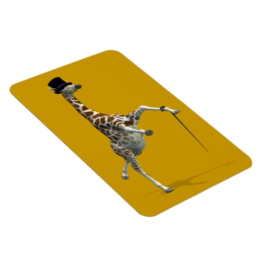Magnet Flexible Tap Dancing Giraffe (Côté Droit)