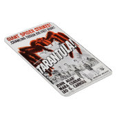 Magnet Flexible TARANTULA DES ANNÉES 1950 ! Aimant flexible (Côté Droit)