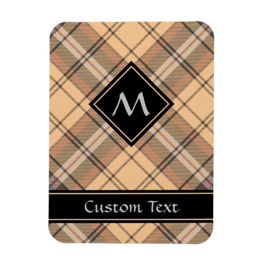 Magnet Flexible Tartan beige et Brown (Vertical)