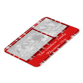 Magnet Flexible Tartan blanc rouge (Côté Gauche)