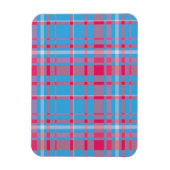 Magnet Flexible Tartan bleu et rouge (Vertical)
