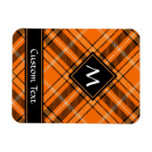 Magnet Flexible Tartan orange d'Halloween (Horizontal)