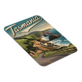 Magnet Flexible Tasmanie Vintage (Côté Droit)