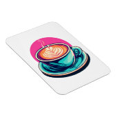 Magnet Flexible Tasse de cappuccino (Côté Droit)