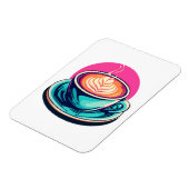 Magnet Flexible Tasse de cappuccino (Côté Gauche)