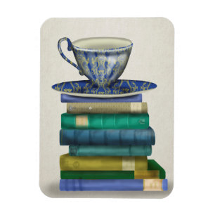 Magnet Flexible Tasse de thé et livres 2