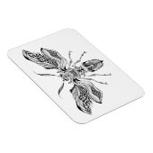 Magnet Flexible Tatouage à la guêpe d'abeille (Côté Droit)