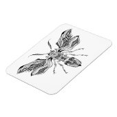 Magnet Flexible Tatouage à la guêpe d'abeille (Côté Gauche)