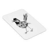 Magnet Flexible Tatouage d'oiseaux (Côté Droit)