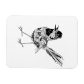 Magnet Flexible Tatouage d'oiseaux (Horizontal)