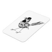 Magnet Flexible Tatouage d'oiseaux (Côté Gauche)