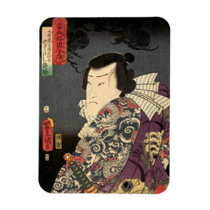 Magnet Flexible Tattoo Samurai Art