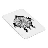 Magnet Flexible Tattoo Tribal Turtle (Côté Droit)