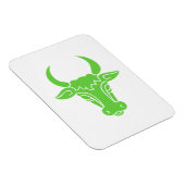 Magnet Flexible taureau vert (Côté Droit)