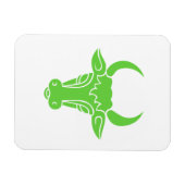 Magnet Flexible taureau vert (Horizontal)