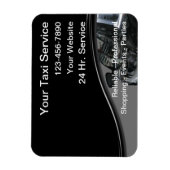 Magnet Flexible Taxi Cartes de visite magnétiques (Vertical)