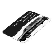 Magnet Flexible Taxi Cartes de visite magnétiques (Côté Gauche)