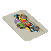 Magnet Flexible Taxi vintage Oscar (Côté Droit)