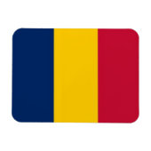 Magnet Flexible Tchad - Drapeau - (Horizontal)