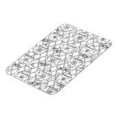 Magnet Flexible Tea Pot Doodle (Côté Gauche)