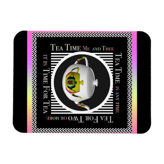 Magnet Flexible Tea Time  Refrigerator  (Horizontal)