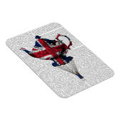 Magnet Flexible Teapot volant Union Jack (Côté Droit)