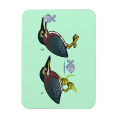 Magnet Flexible Technique de chasse au héron vert (Vertical)