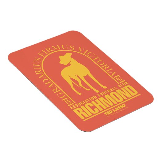 Magnet Flexible Ted Lasso | AFC Richmond Gold Arched Logo (Côté Droit)