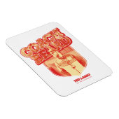 Magnet Flexible Ted Lasso | Badge de la barbe de l'entraîneur (Côté Droit)