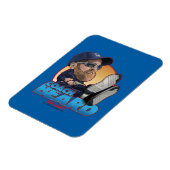 Magnet Flexible Ted Lasso | Coach Beard Bobblehead (Côté Gauche)