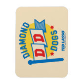 Magnet Flexible Ted Lasso | Diamond Chiens Pennant Graphisme (Vertical)