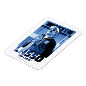 Magnet Flexible Ted Lasso | Lasso Photo Portrait Graphique (Côté Gauche)