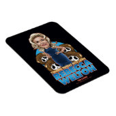 Magnet Flexible Ted Lasso | Rebecca Welton Bobblehead (Côté Droit)