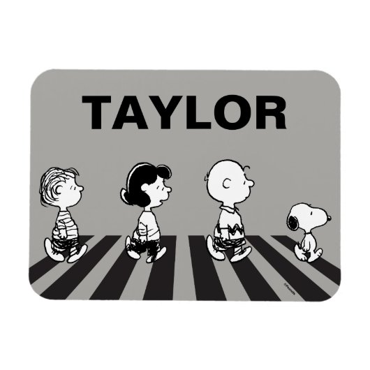 Magnet Flexible Tee - shirt | Marche de groupe | Ajouter Votre Nom (Horizontal)