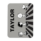 Magnet Flexible Tee - shirt | Marche de groupe | Ajouter Votre Nom (Vertical)