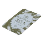 Magnet Flexible Téléphones Vers Le Bas, Palmiers Vers Le Haut - Le (Côté Gauche)