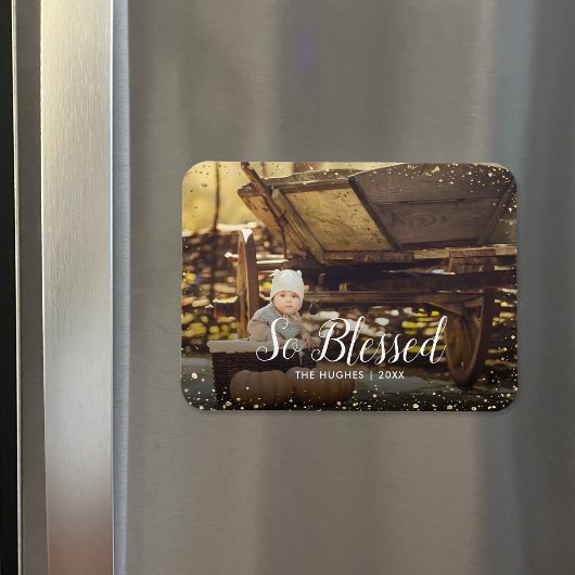 Magnet Flexible Tellement béni | Parties scintillant Glitz Faux su