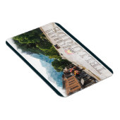 Magnet Flexible Telluride Colorado Ski Mountains Aquarelle (Côté Droit)