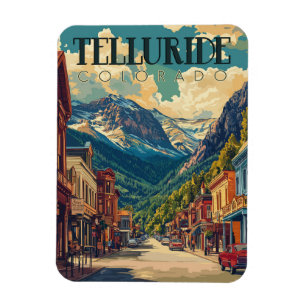 Magnet Flexible Telluride, Vintage voyage du Colorado