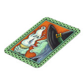 MAGNET FLEXIBLE TÉMOIGNAGE MANGEANT DE LA GLACE CRÈME CONE, HALLOW (Côté Gauche)