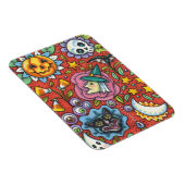 MAGNET FLEXIBLE TÉMOIN, CHAT, GHOST, COLORÉ HALLOWEEN FOLK GARDEN (Côté Droit)