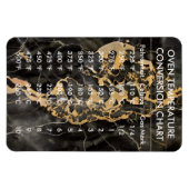 Magnet Flexible Température du graphique de conversion Celsius Fah (Horizontal)