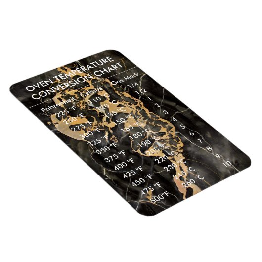 Magnet Flexible Température du graphique de conversion Celsius Fah (Côté Droit)