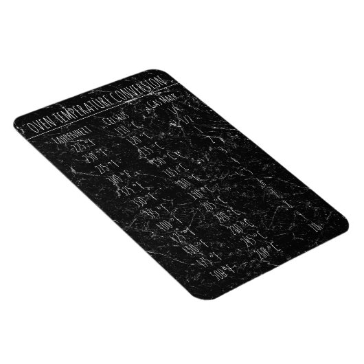 Magnet Flexible Température du graphique de conversion Celsius Fah (Côté Droit)