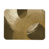 Magnet Flexible Tempête de sable circulaire dans Tan et Dark Brown (Horizontal)