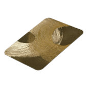 Magnet Flexible Tempête de sable circulaire dans Tan et Dark Brown (Côté Gauche)