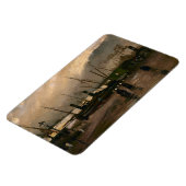 Magnet Flexible Tempête portuaire des pêcheurs d'Amsterdam par Vin (Côté Gauche)